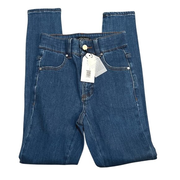 Universal Standard Riviera High Rise Skinny Jeans Sz 00 XS Womens Blue - Picture 2 of 10